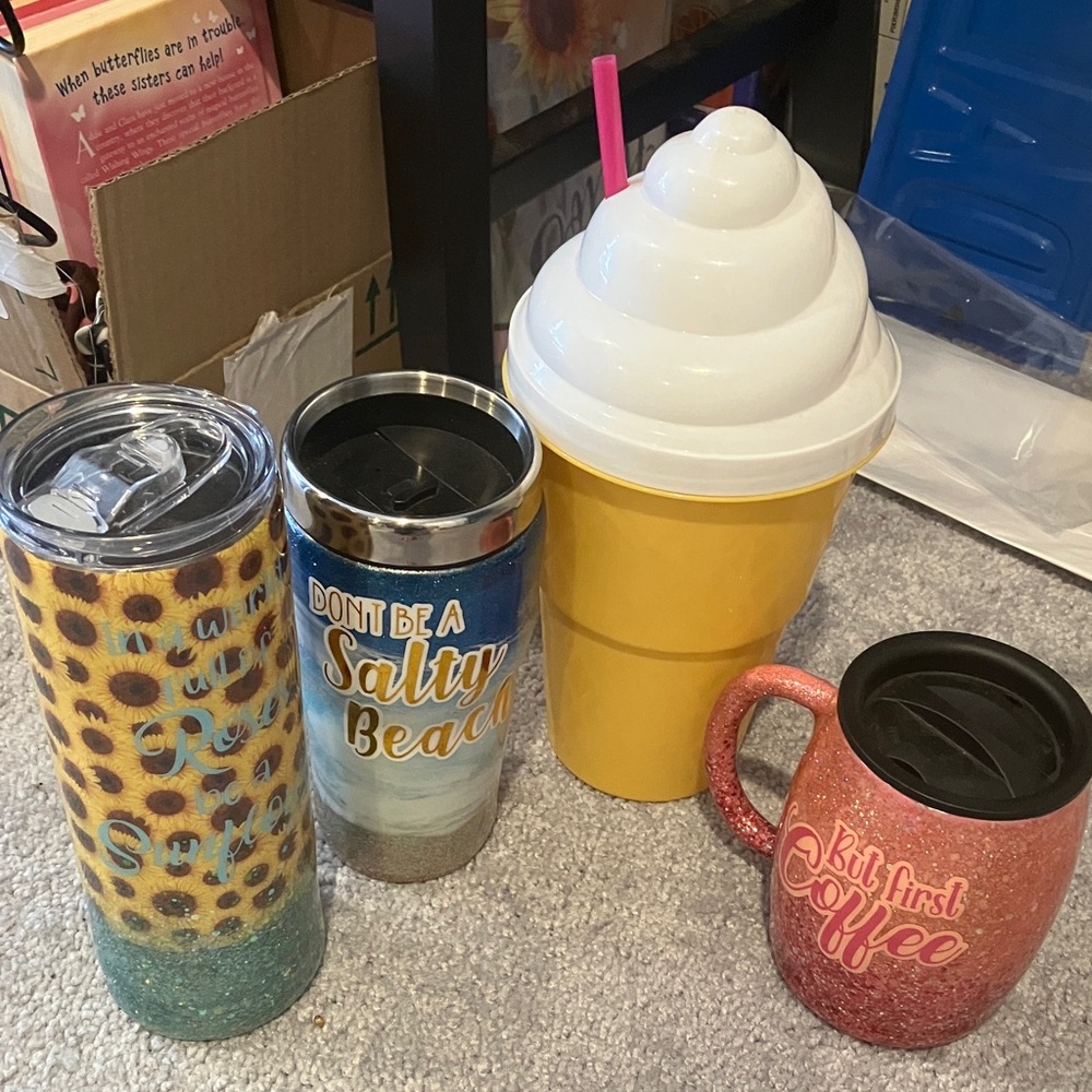 Colorful Insulated Tumblers Set (4)